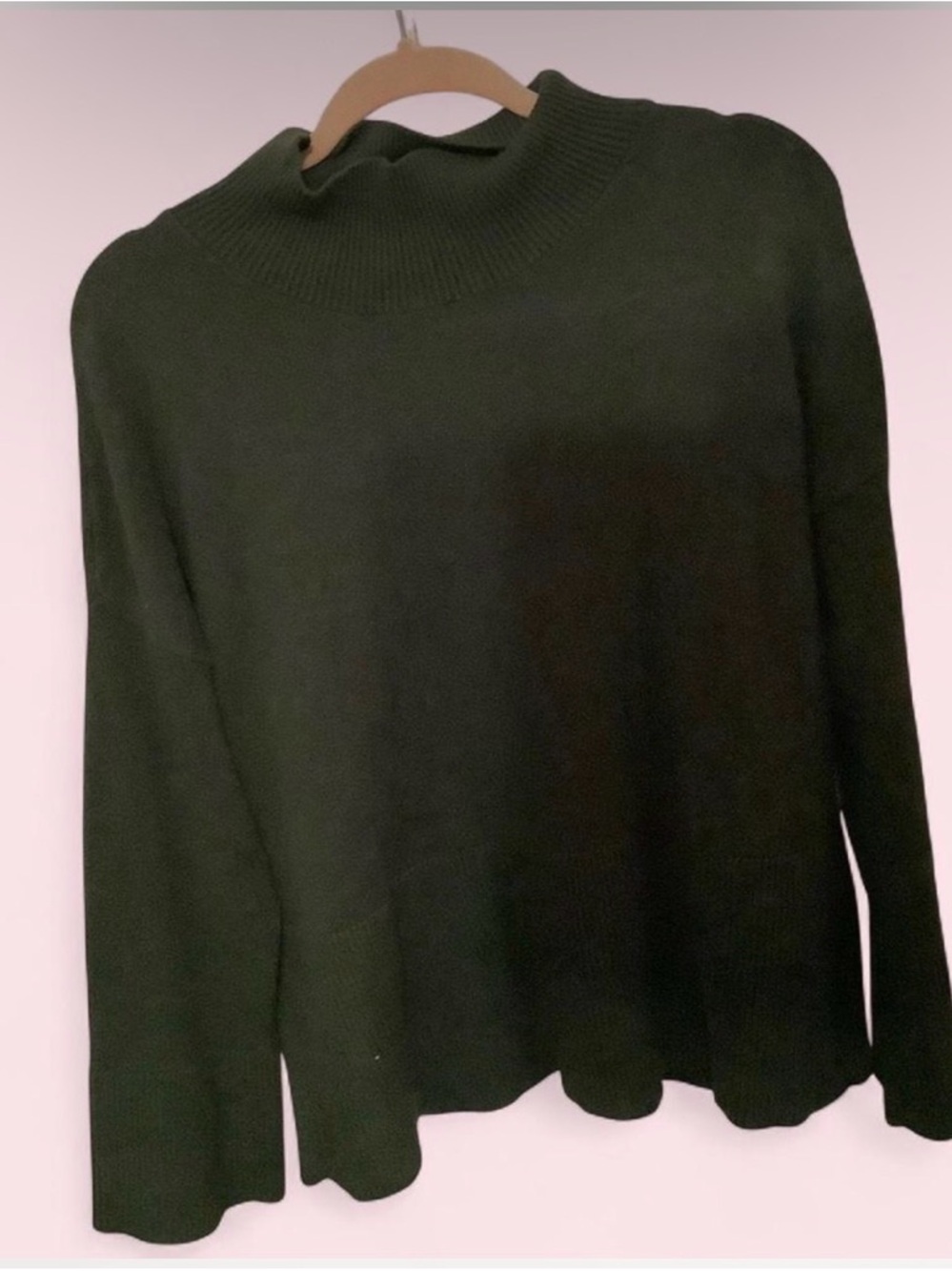 Cyrus Forest Green Ribbed Sweater